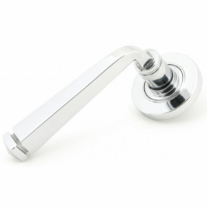 Anvil Avon Round Lever On Rose Unsprung (Plain) Polished Chrome 49949