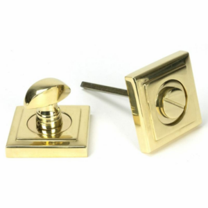 Anvil Bathroom Thumbturn (Square) Polished Brass 50753