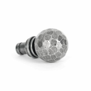 Anvil Beaten Ball Finials Pewter 33397