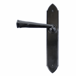 Anvil Gothic Lever Latch Handle Set Black 33275