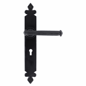 Anvil Tudor Lever Lock Handle Set Black 33247