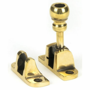 Anvil Mushroom Brighton Sash Fastener Aged Brass 83933
