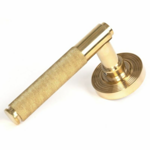 Anvil Brompton Lever On Rose (Beehive) Polished Brass 50609