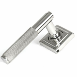 Anvil Brompton Lever On Rose Unsprung (Square) Polished Stainless Steel (316) 50072