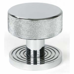 Anvil Brompton Mortice/Rim Knob Set (Beehive) Polished Chrome 46780