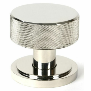 Anvil Brompton Mortice/Rim Knob Set (Art Deco) Polished Nickel 46783