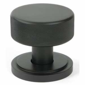 Anvil Brompton Mortice/Rim Knob Set (Art Deco) Aged Bronze 46787