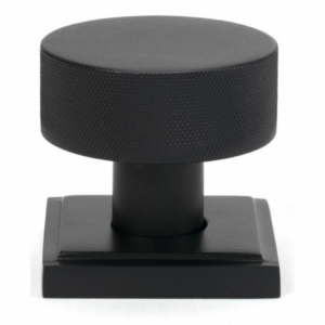 Anvil Brompton Mortice/Rim Knob Set (Square) Matt Black 46801