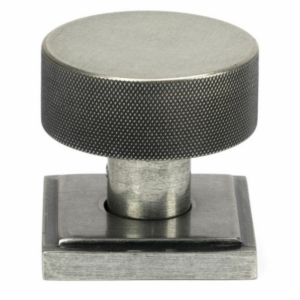 Anvil Brompton Mortice/Rim Knob Set (Square) Pewter 46805