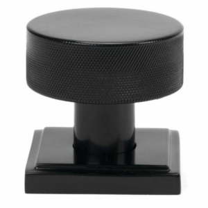 Anvil Brompton Mortice/Rim Knob Set (Square) Black 46797