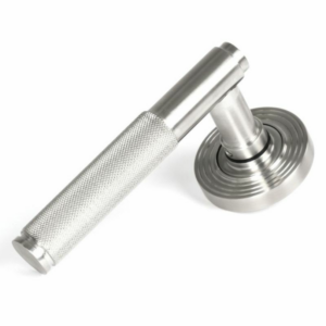 Anvil Brompton Round Lever On Rose Unsprung (Beehive) Satin Stainless Steel (316) 50067