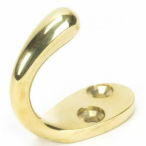 Anvil Celtic Single Robe Hook Polished Brass 46308