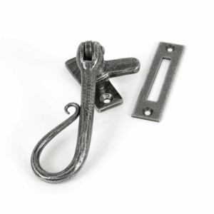 Anvil Shepherds Crook Casement Fastener Pewter 33727