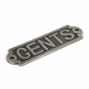 Anvil Gents Sign Pewter 83686