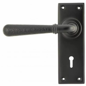 Anvil Hammered Newbury Lever Lock Furniture Aged Bronze 46221