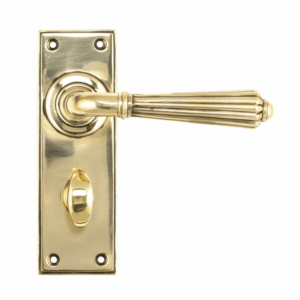 Anvil Hinton Lever Bathroom Furniture Aged Brass 45312