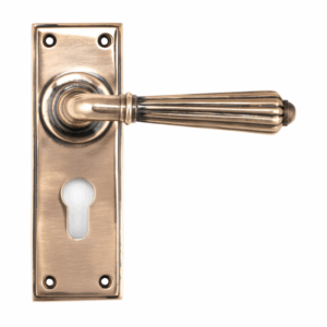 Anvil Hinton Lever Euro Furniture Polished Bronze 45337