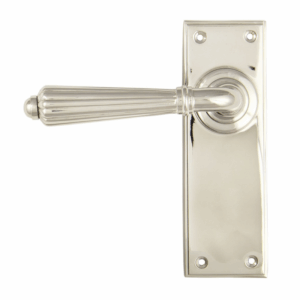 Anvil Hinton Lever Latch Furniture Polished Nickel 45323