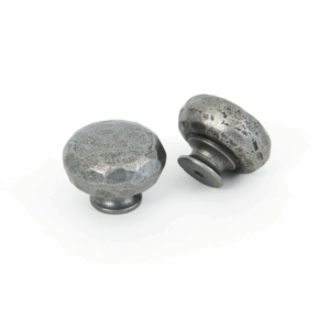 Anvil Large Hammered Knob Natural Smooth 33359