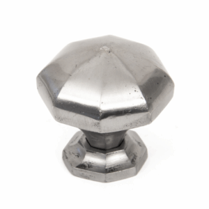Anvil Large Octagonal Cabinet Knob Natural Smooth 33367
