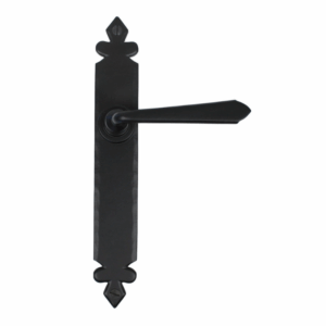 Anvil Cromwell Lever Latch Handle Set Black 33117