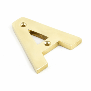 Anvil Letter A Polished Brass 83801A