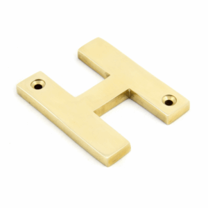 Anvil Letter H Polished Brass 83801H
