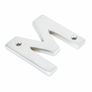 Anvil Letter M Satin Chrome 83804M