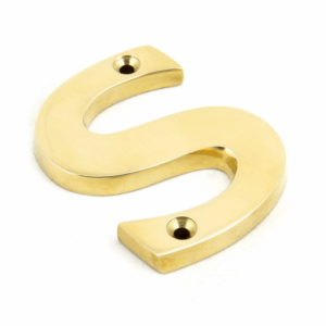 Anvil Letter S Polished Brass 83801S