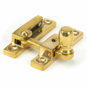 Anvil Narrow Mushroom Quadrant Fastener Polished Brass 45997