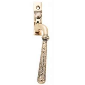 Anvil Newbury Hammered Espag Window Handle Right Hand Polished Bronze 45923