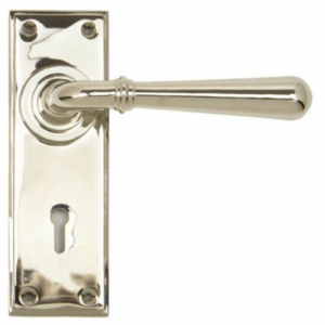 Anvil Newbury Lever Lock Furniture Polished Nickel 91428