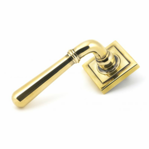 Anvil Newbury Lever On Rose Furniture (Square) Aged Brass 45758