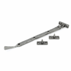 Anvil 250mm Handmade Peardrop Casement Stay Pewter 33678