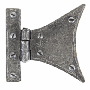 Anvil 82mm x 82mm Large Half Butterfly Hinge Pewter 33783