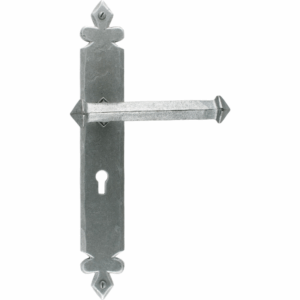 Anvil Tudor Lever Lock Handle Set Pewter 33608