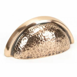 Anvil Regency Hammered Concealed Drawer Pull Polished Bronze 46045