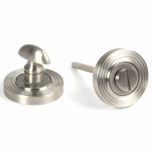 Anvil Round Bathroom Thumbturn (Beehive) Satin Stainless Steel (316) 49858