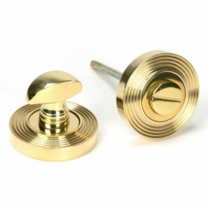 Anvil Round Bathroom Thumbturn (Beehive) Polished Brass 50752
