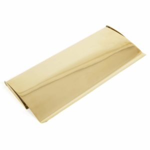 Anvil Small Letter Plate Cover Polished Brass 33061