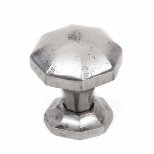 Anvil Small Octagonal Cabinet Knob Natural Smooth 33366
