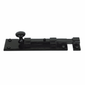 Anvil 150mm Straight Knob Bolt Black 33980