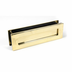 Anvil Traditional Letterbox Polished Brass 46549