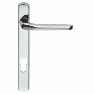 Straight Narrow Espagnolette Euro Handle Polished Chrome