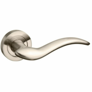 Mediterranean Barcelona Lever On Rose Satin Nickel