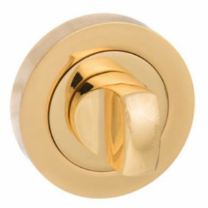 Mediterranean Bathroom Turn & Release Polished Brass