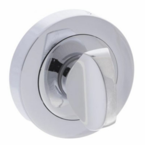 Mediterranean Bathroom Turn & Release Polished Chrome