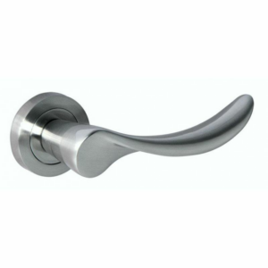 Mediterranean Malaga Lever On Rose Satin Nickel