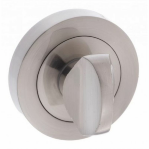 Mediterranean Bathroom Turn & Release Satin Nickel