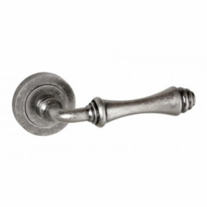Old English Durham Lever On Rose Distressed Silver